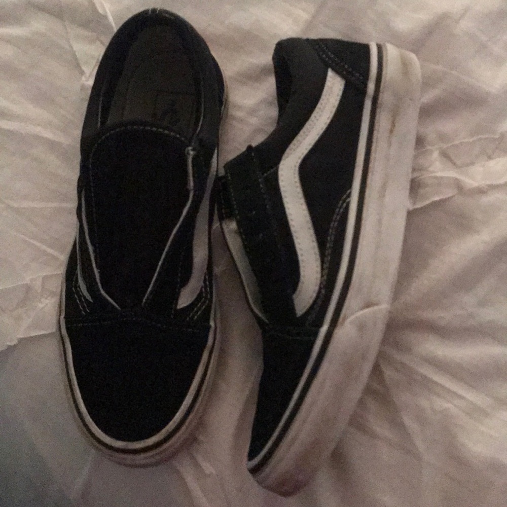 BLACK VANS SIZE 7